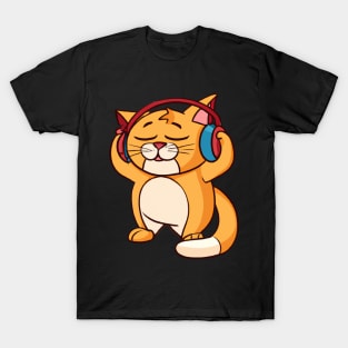 Music loving cat T-Shirt